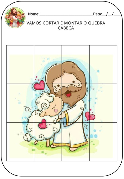 TurmaDoReino - Quebra-cabeça - Jesus v.4